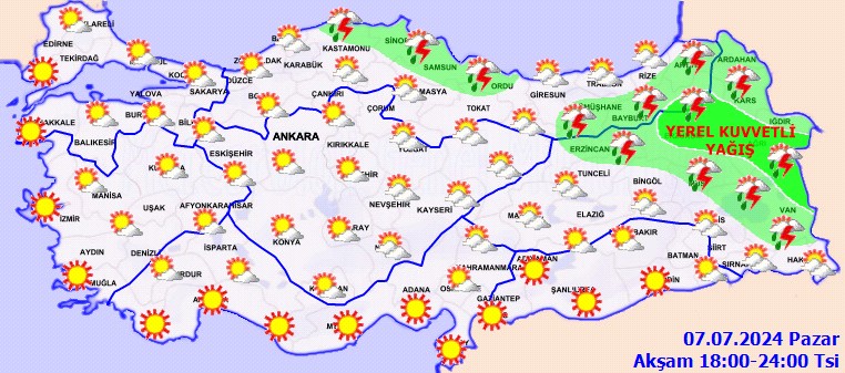 Meteoroloji'den 'sarı kodlu' uyarı: Kuvvetli yağış ve fırtına bekleniyor - Resim : 3