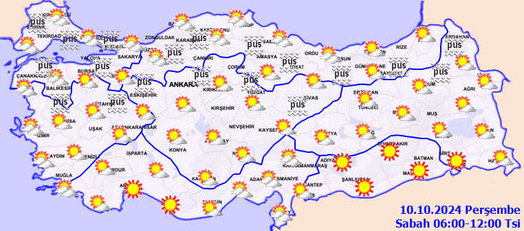 Meteoroloji’den kritik uyarı: Ege ve Trakya’da sağanak, Marmara’da sis etkili olacak! - Resim : 1