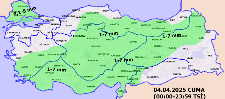 Sıcaklıklar aniden düşüyor! Meteoroloji yeni haritasını yayınladı: Kar, sağanak ve fırtına bekleniyor - Resim : 2