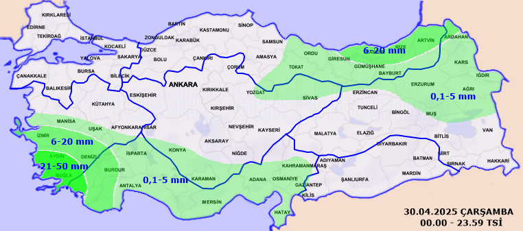 Yeni hava durumu raporu yayımlandı: Meteoroloji'den 32 il için sağanak yağış uyarısı - Resim : 2