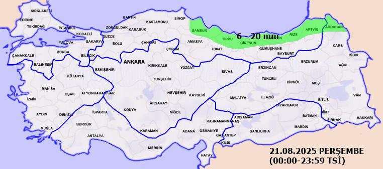 Meteoroloji uyardı: Yağış beklenen iller açıklandı - Resim : 4