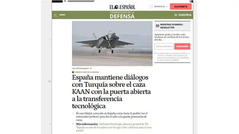 Türkiye, İspanya arasında Kaan teması: Türk savunması F-35'e alternatif ...