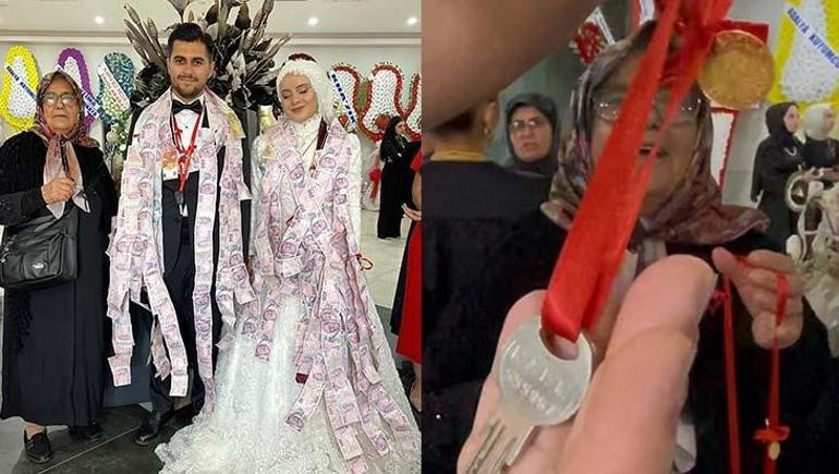 Antalya’da süper babaanne şov yaptı! Torununa düğününde taktıkları olay oldu - Resim : 1