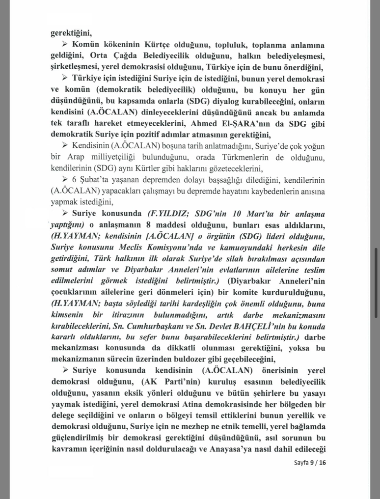 Komisyon Öcalan'la görüşmüştü! TBMM tam tutanakları yayımladı - Resim : 9