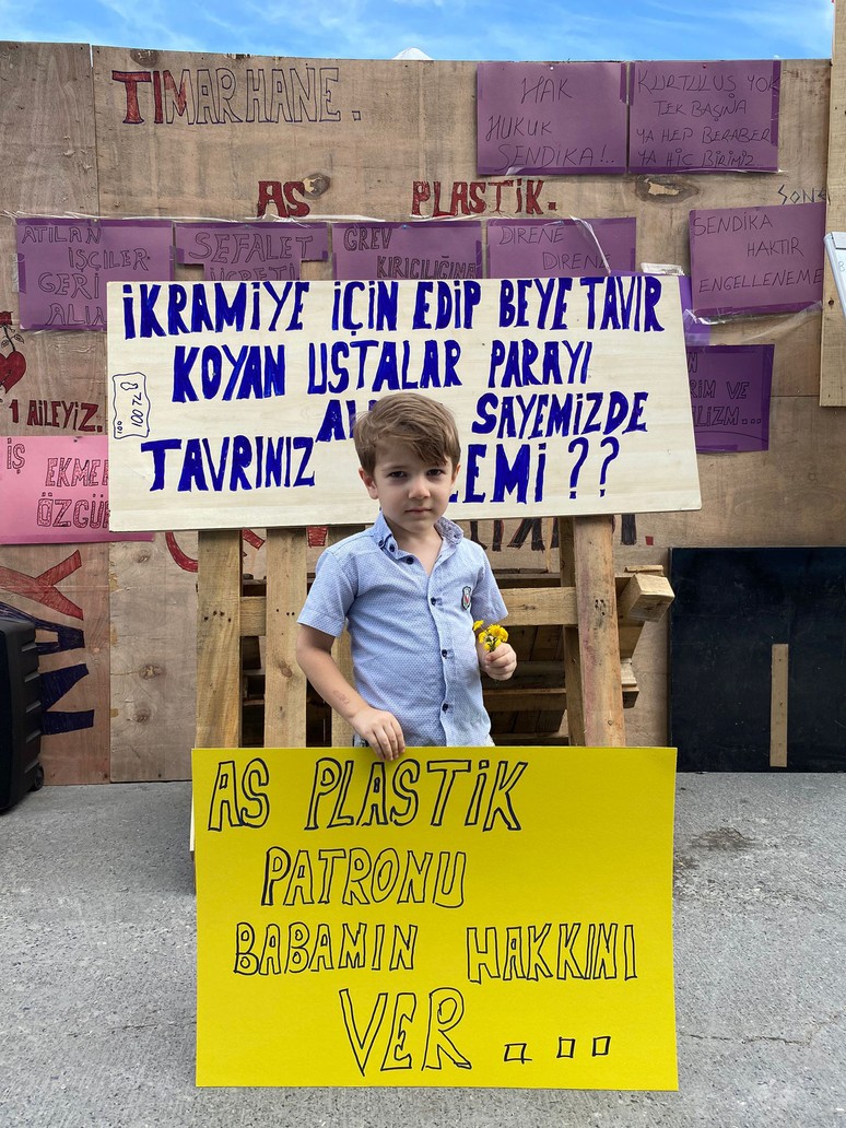 Petrol-İş As Plastik’i grev alanından uyardı: Masa yeniden kurulacak atılan işçiler geri alınacak - Resim : 1