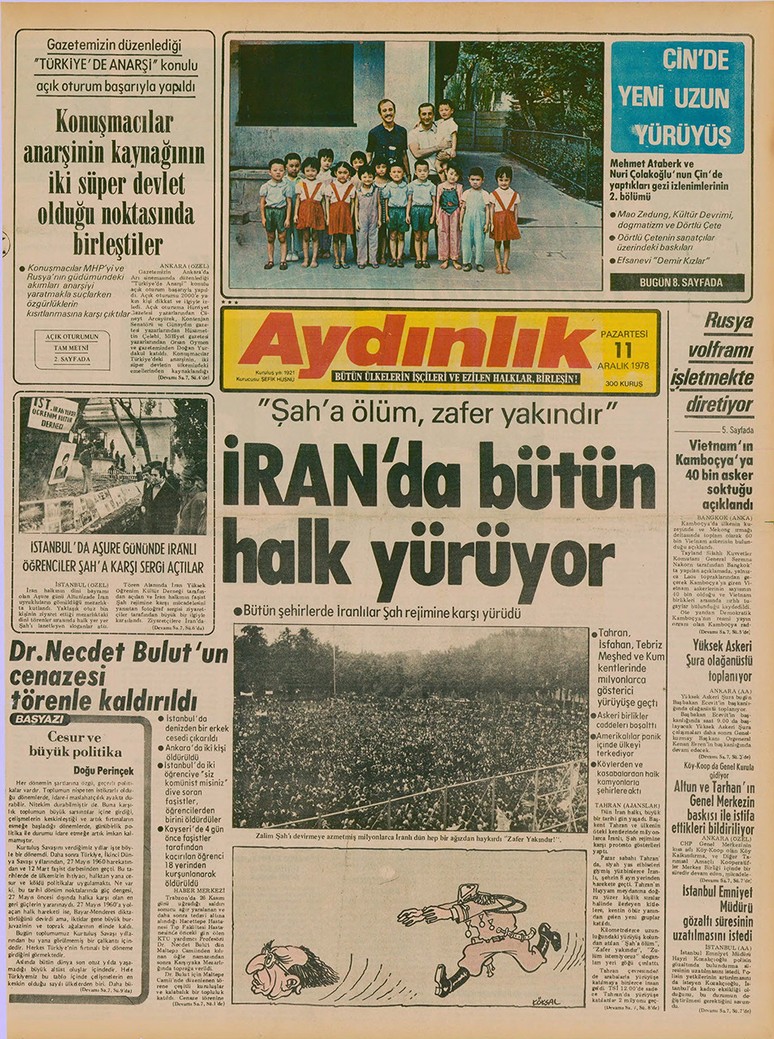 Aydınlık’ın tarihe ışık tutan haberleri İran’da sergi oldu - Resim : 6