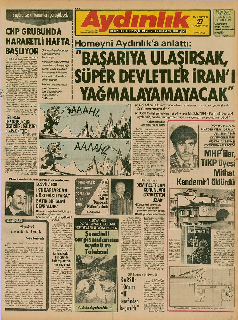 Aydınlık’ın tarihe ışık tutan haberleri İran’da sergi oldu - Resim : 5