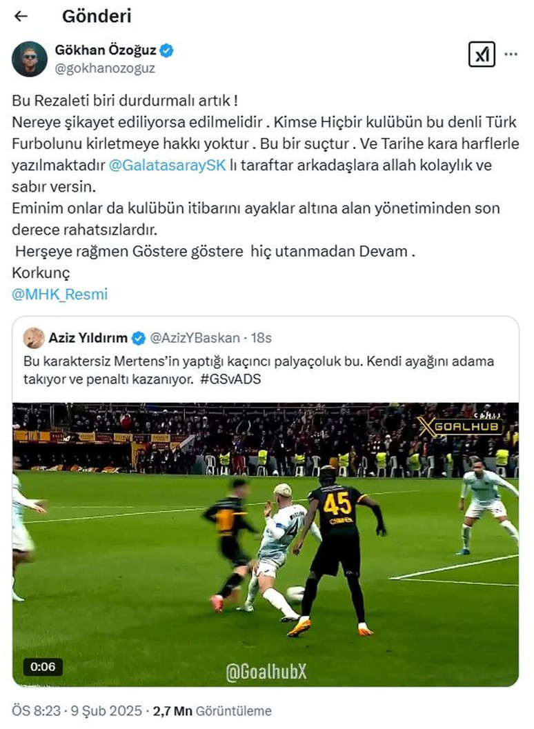 Athena Gökhan, Galatasaray'ı hedef aldı! Sosyal medyadan paylaşımlarda bulundu - Resim : 1