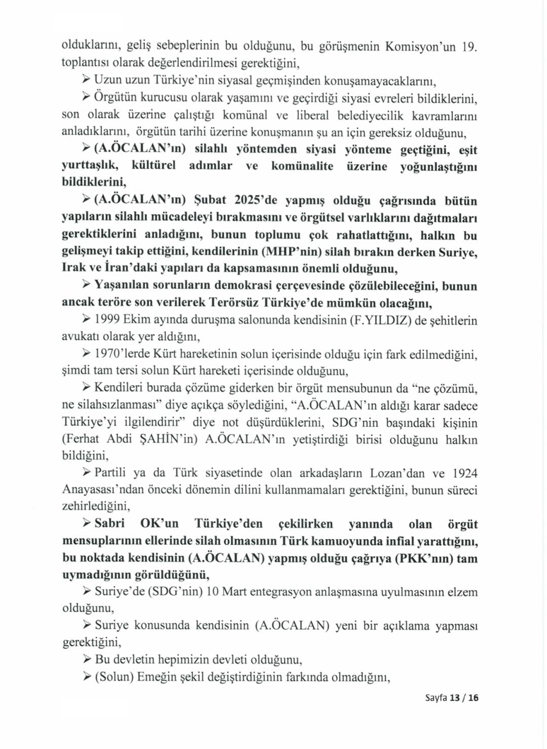 Komisyon Öcalan'la görüşmüştü! TBMM tam tutanakları yayımladı - Resim : 13