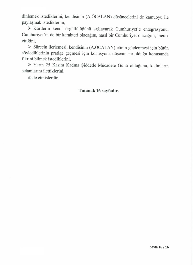 Komisyon Öcalan'la görüşmüştü! TBMM tam tutanakları yayımladı - Resim : 16