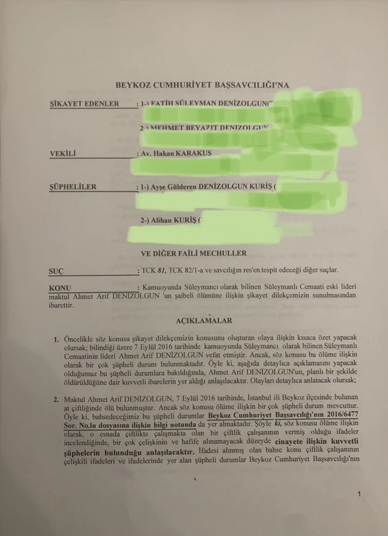 Başsavcılık harekete geçti: Süleymancıların liderinin şüpheli ölümüne inceleme - Resim : 5