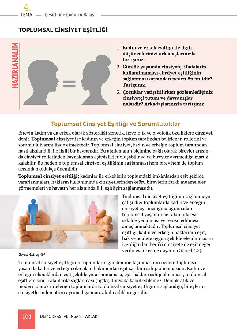 Toplumsal cinsiyet kavramı ders kitaplarından çıkarılsın! - Resim : 1