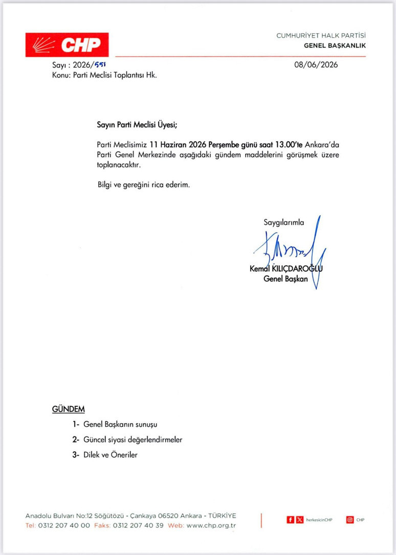 CHP Parti Meclisi Kemal Kılıçdaroğlu başkanlığında toplanıyor - Resim : 1