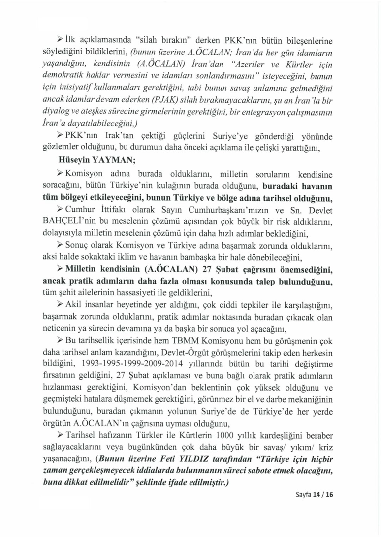 Komisyon Öcalan'la görüşmüştü! TBMM tam tutanakları yayımladı - Resim : 14
