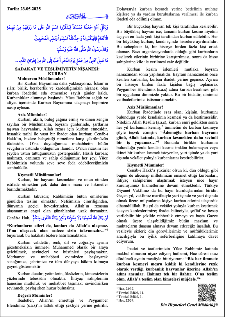 Diyanet’ten Süleymancıları rahatsız eden hutbe - Resim : 1