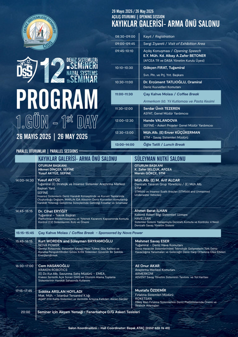 12.⁠ ⁠Deniz Sistemleri Semineri Deniz Müzesi’nde başladı - Resim : 2