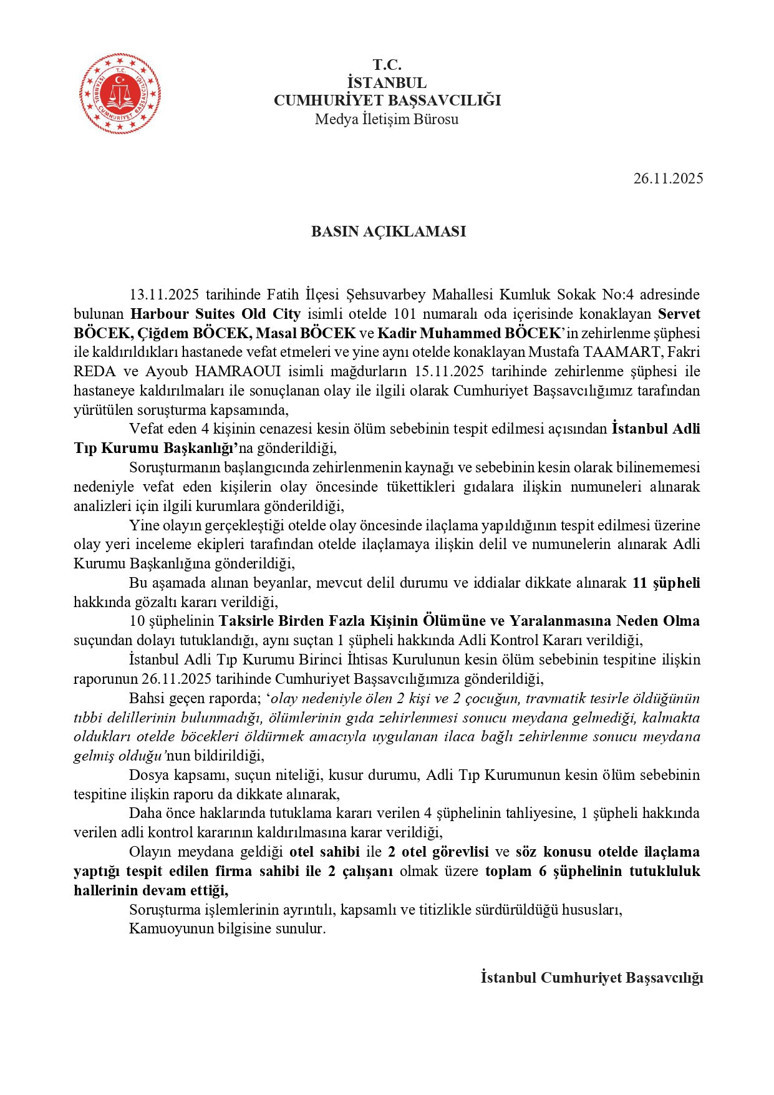 Böcek ailesi soruşturmasında kesin ölüm nedeni belli oldu - Resim : 1