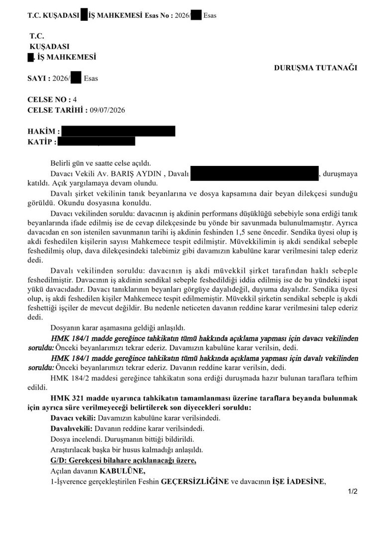 FİLE Market davasında dikkat çeken karar! Mahkemeden sendikal haklar için kritik hüküm - Resim : 1