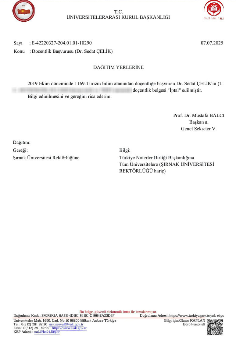 Sahte diplomadan sonra: Doçent olmayan 'doçent'e rektör koruması - Resim : 1