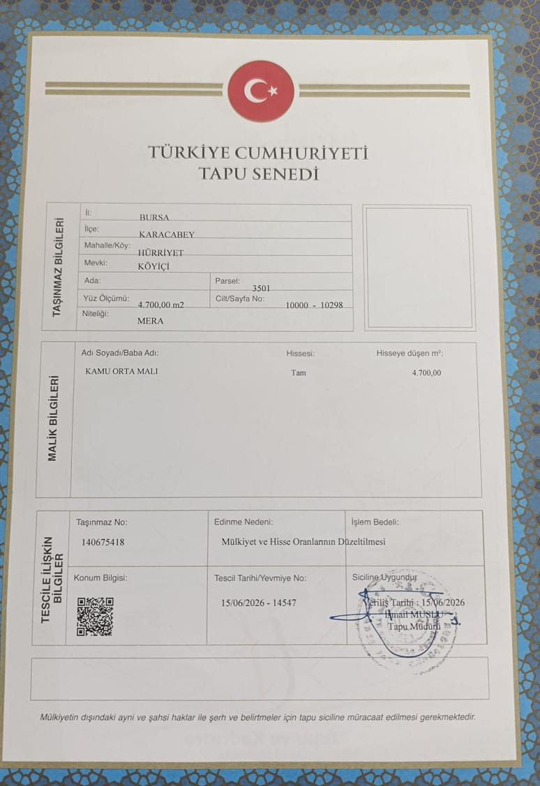 Büyükşehir yasası mağdurları için emsal karar! Hürriyet köylüsü tapusuna kavuştu - Resim : 2