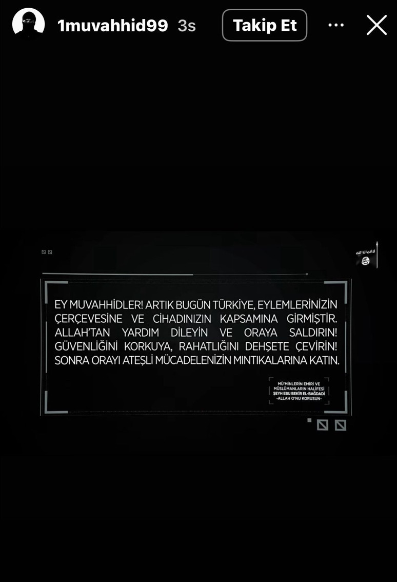 Zaman ayarlı DEAŞ maskeli - Resim : 3