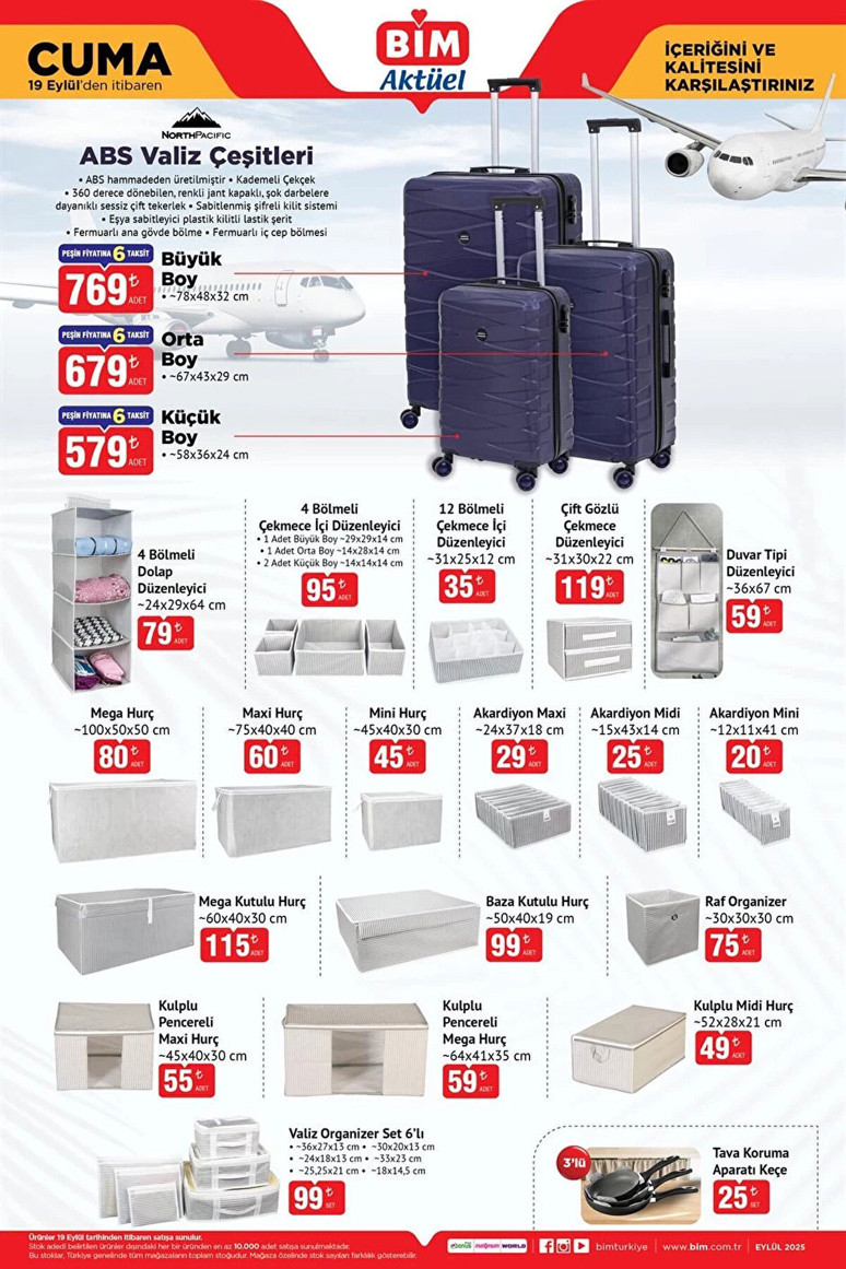 19 Eylül 2025 BİM'e hangi ürünler geliyor? İşte BİM 19 Eylül 2025 aktüel ürünler kataloğu - Resim : 3