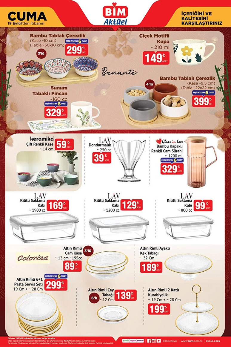 19 Eylül 2025 BİM'e hangi ürünler geliyor? İşte BİM 19 Eylül 2025 aktüel ürünler kataloğu - Resim : 5