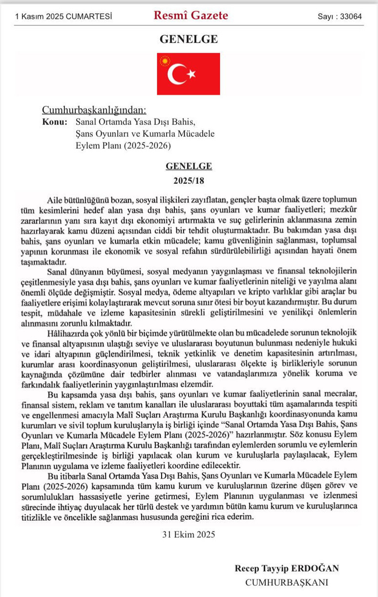 Cumhurbaşkanı Erdoğan'dan bahis ve kumara karşı eylem planı - Resim : 2
