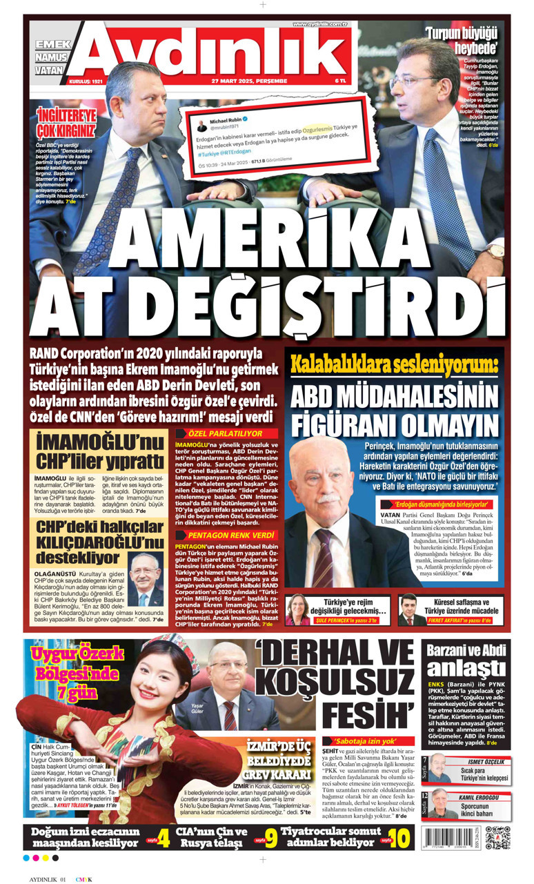 Rubin, Özgür Özel ve silinen İmamoğlu - Resim : 1