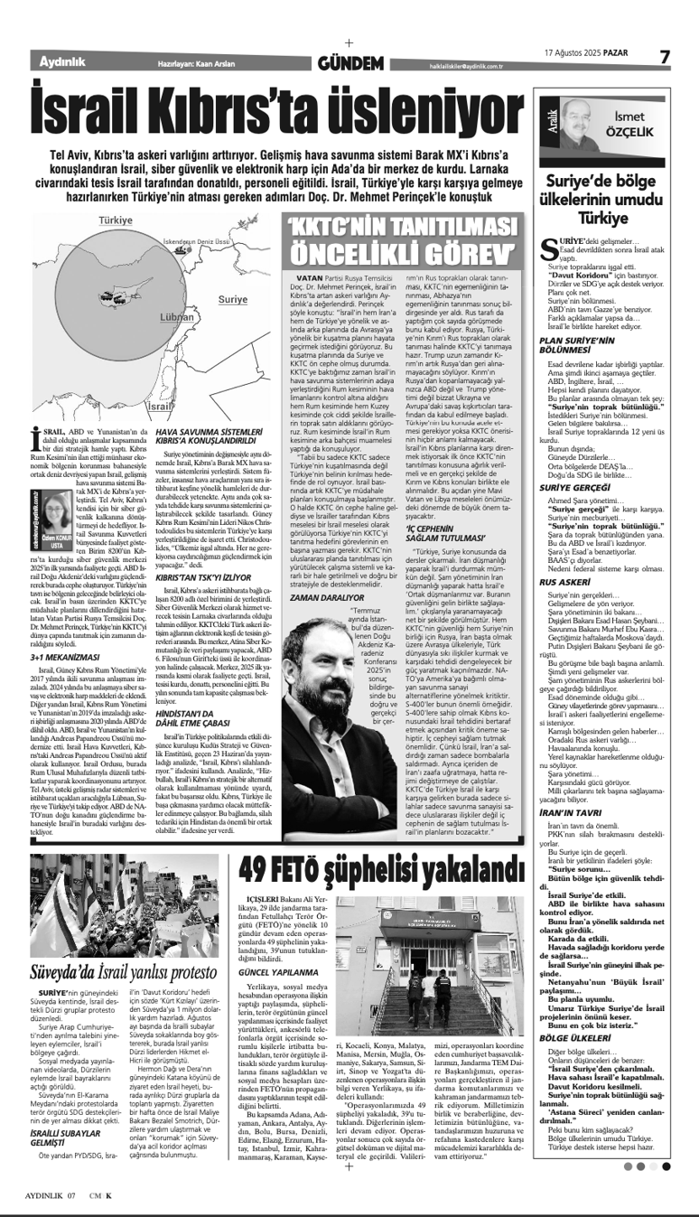 KKTC’den İsrail ve GKRY’ye sert uyarı: Kurulan masayı Türkiye ile yıkarız - Resim : 2