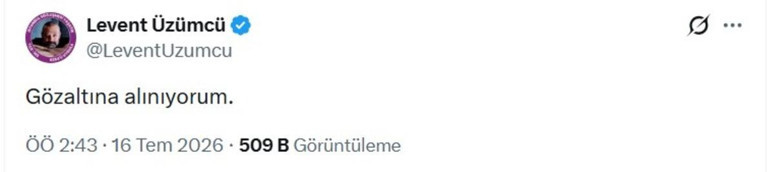 Oyuncu Levent Üzümcü gözaltına alındı - Resim : 1