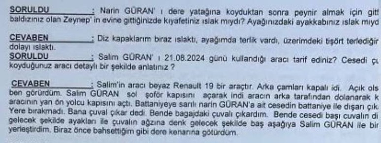 Gizli tanık olay anını tek tek anlattı! Narin Güran'ı gömüp çay içmiş! - Resim : 4