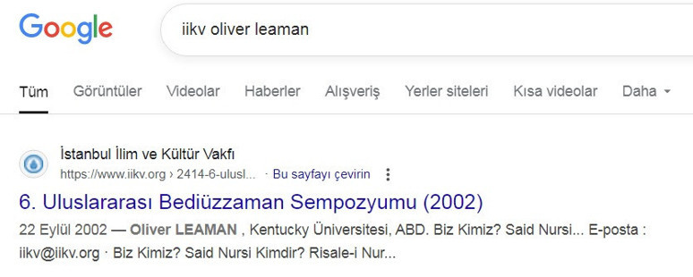 Yahudi akademisyen Oliver Leaman Nurcuların yeni ‘Abisi’ mi? - Resim : 4