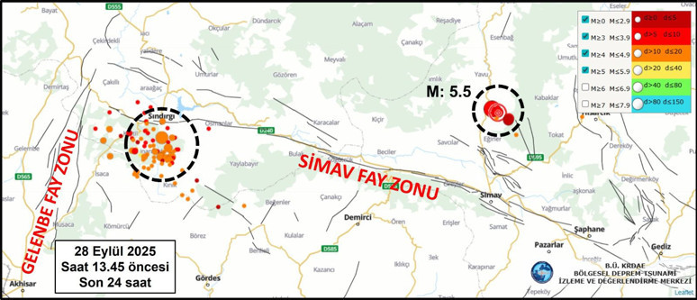 Simav’daki deprem yeni bir ana şok - Resim : 1