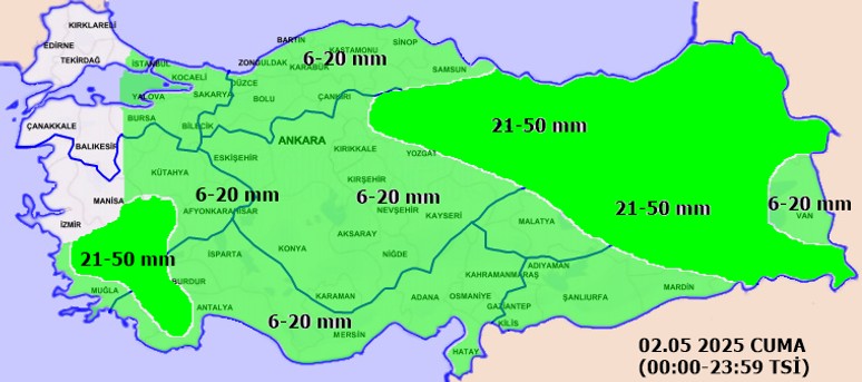 Şemsiyeleri hazırlayın: 10 il hariç her yerde yağış var! - Resim : 1