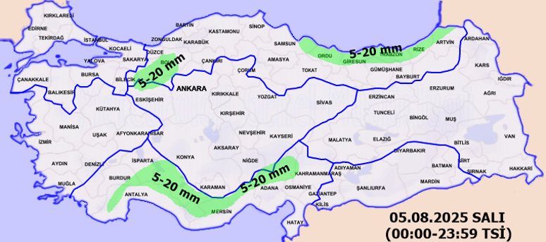Sıcak havalara ara: Yağış geliyor, serinleyecek iller belli oldu - Resim : 3