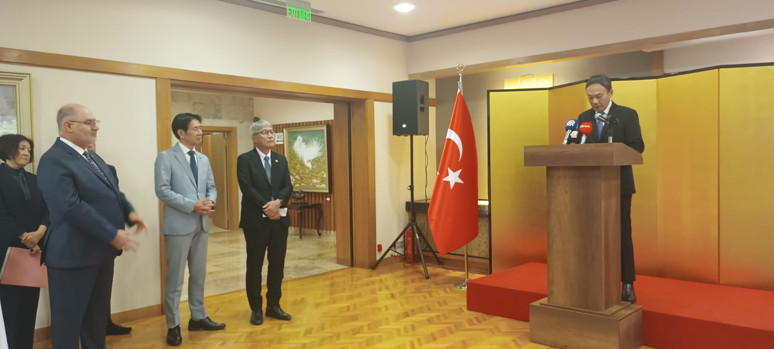 Japonya Büyükelçiliğinde Ertuğrul Fırkateyni anması - Resim : 1