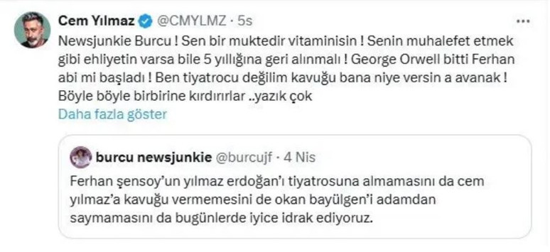 Cem Yılmaz eleştiriler karşısında sessizliğini bozdu: Sosyal medyadan patladı! - Resim : 1