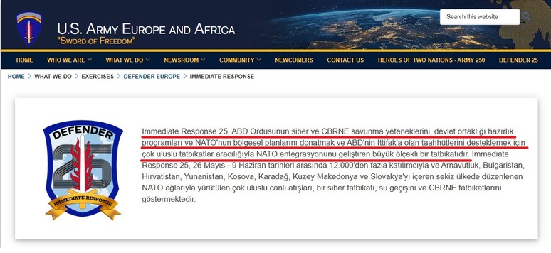 Milli Savunma Bakanlığı kaynakları ve Dezenformasyonla Mücadele Merkezi gerçeği söylemiyor! İşte tatbikatın NATO bağlantısı - Resim : 1