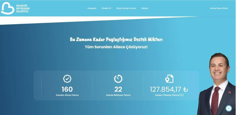 Balıkesir Büyükşehir Belediyesi uygulamayı başlattı! 3 günde yaklaşık 130 bin liralık fatura ödendi - Resim : 1
