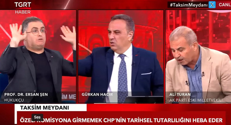 Canlı yayında birbirlerine girdiler! Sunucu araya girdi: 'Beni tehdit etme!' - Resim : 1