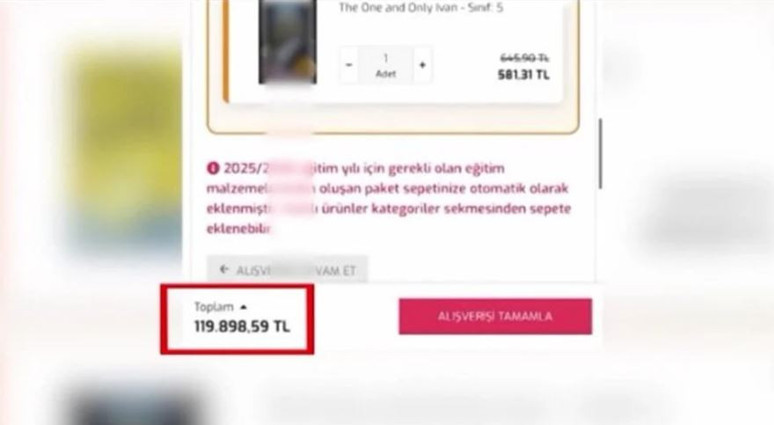 Veliler isyanda! Özel okulda fahiş fiyat şoku: Matematik kitabına 43 bin lira istediler - Resim : 1