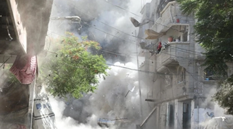 İsrail, Filistin Kızılay'ı karargahını bombaladı - Resim : 1