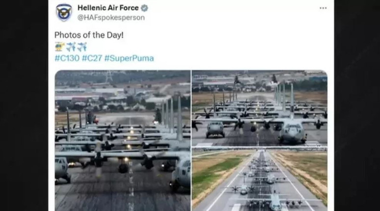 AK Parti'den Yunanistan Hava Kuvvetlerinin paylaşımına tepki - Resim : 1