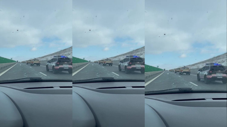 ABD ordusuna ait araçlar Köstence'de görüntülendi