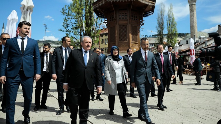 TBMM Başkanı Şentop Saraybosna'da