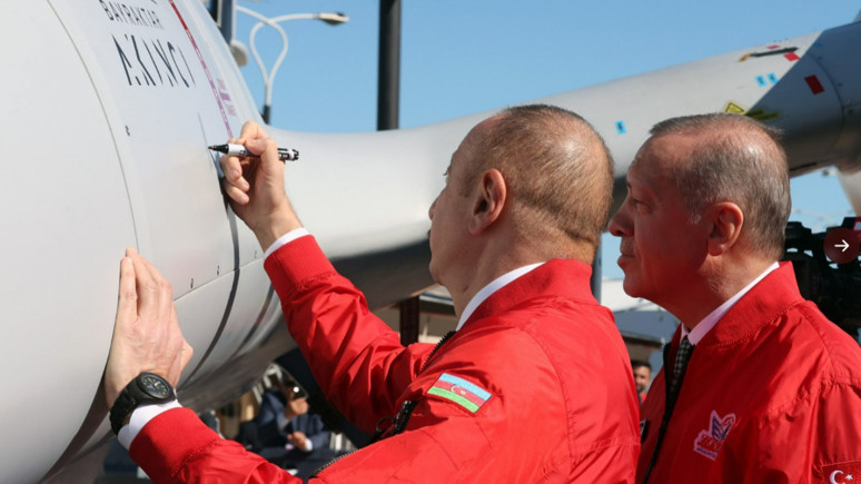 Erdoğan ile Aliyev SİHA'yı imzaladı