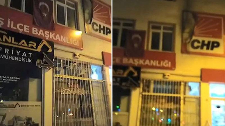 CHP'ye saldırıda bir gözaltı