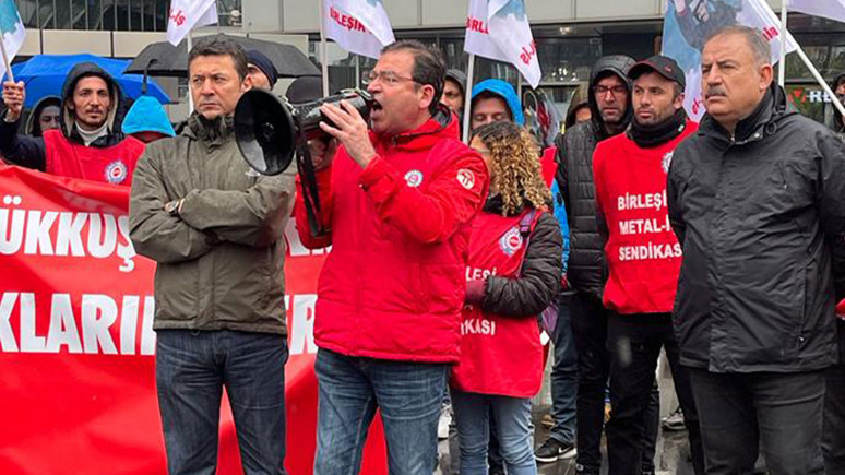 Mata işçileri mücadele iradesini yineledi: Gerekirse holding önüne çadır kurarız