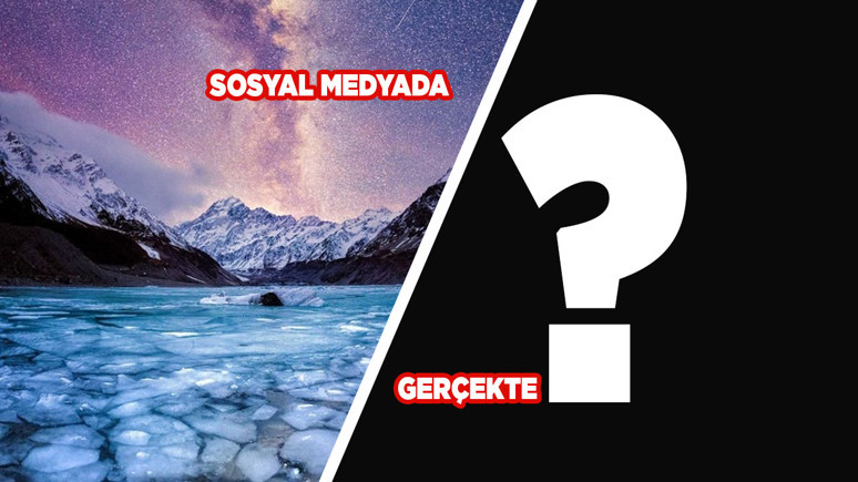 Hayran olduğumuz manzaraların şok eden görüntüleri! Bir de bu gözle bakın